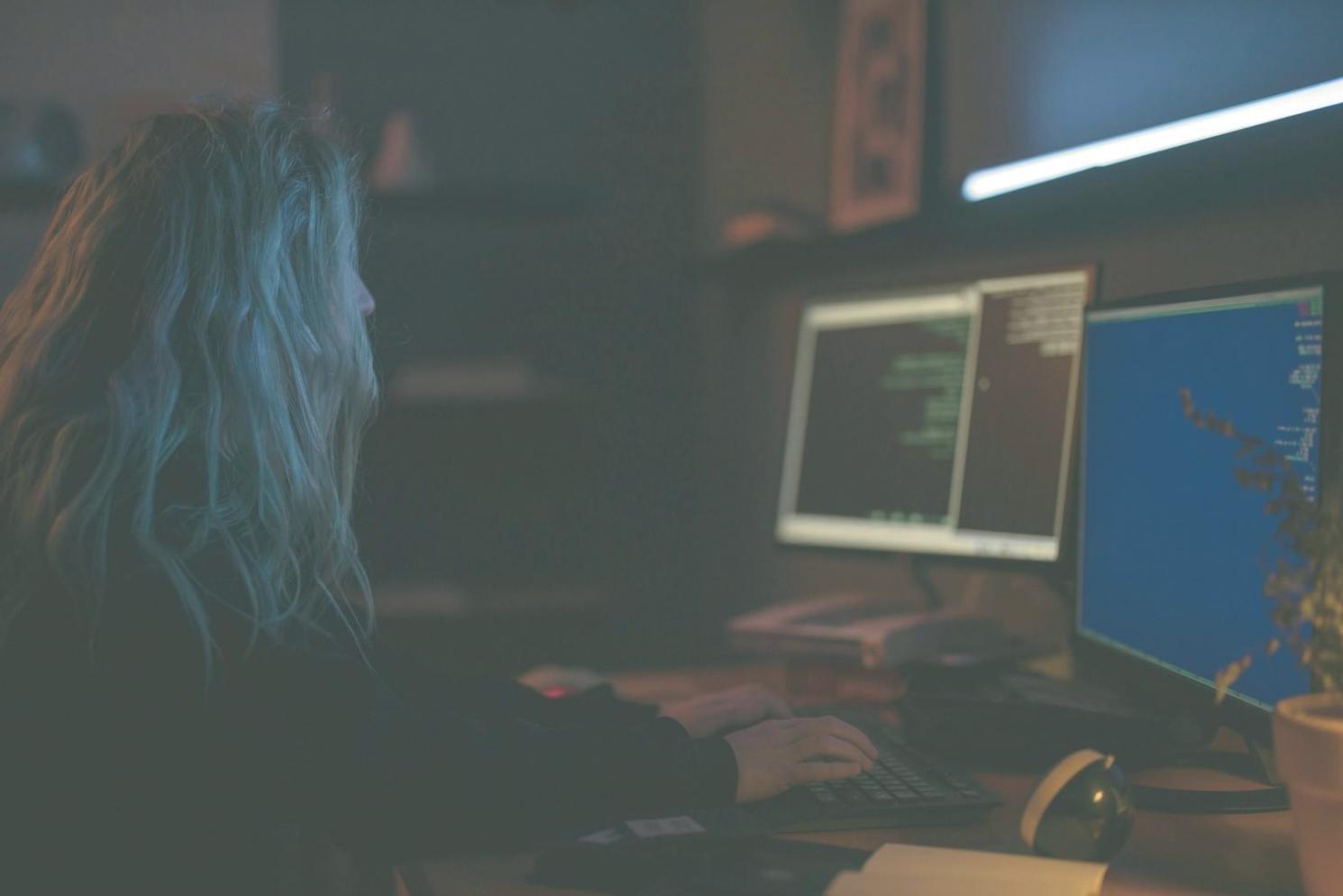 Network equipment setup process showing professional installation approach